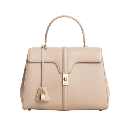 Laconic Beige Bag with a Lock