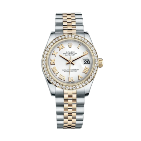 Silver Watch with Diamonds for Women